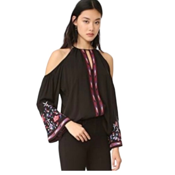 Parker Adelise Blouse in Black - Picture 1 of 7